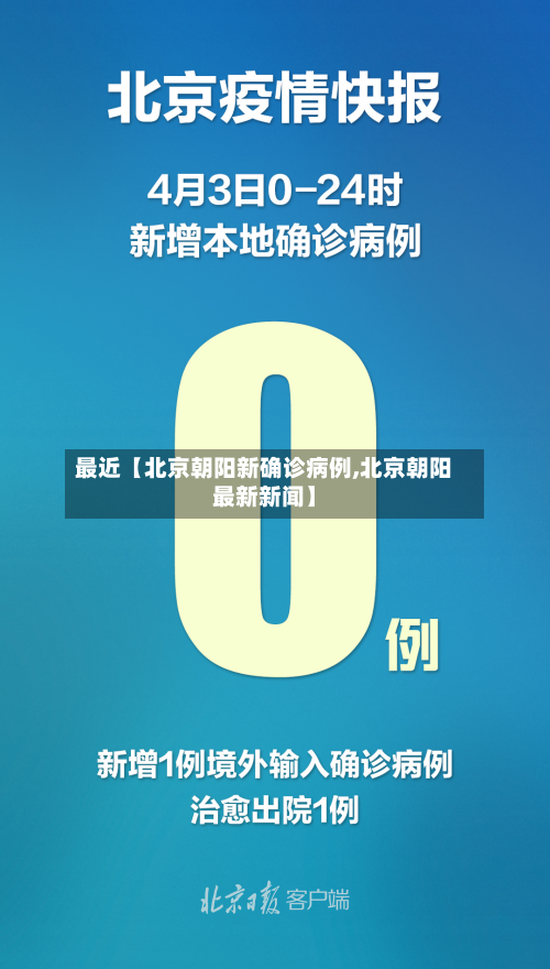 最近【北京朝阳新确诊病例,北京朝阳最新新闻】