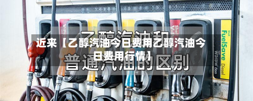 近来【乙醇汽油今日费用乙醇汽油今日费用行情】
