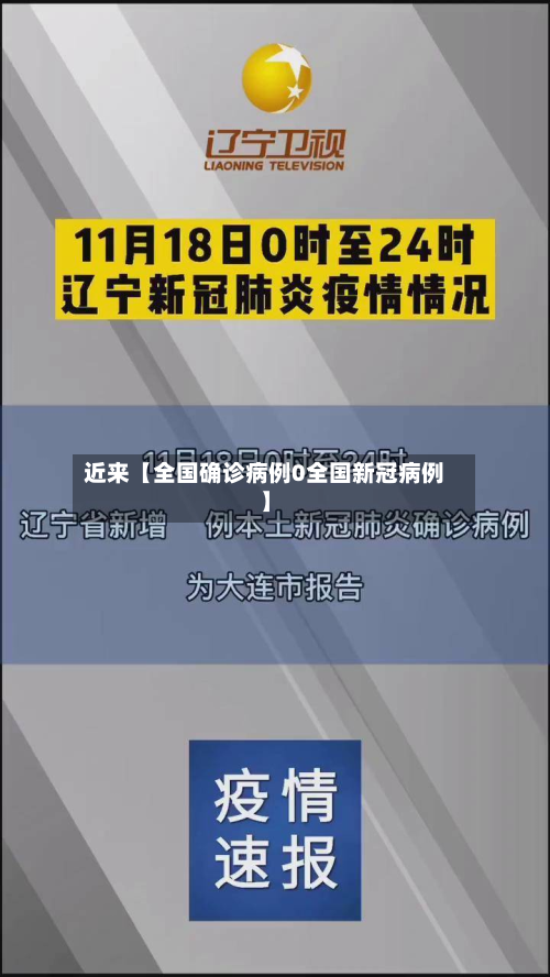 近来【全国确诊病例0全国新冠病例】