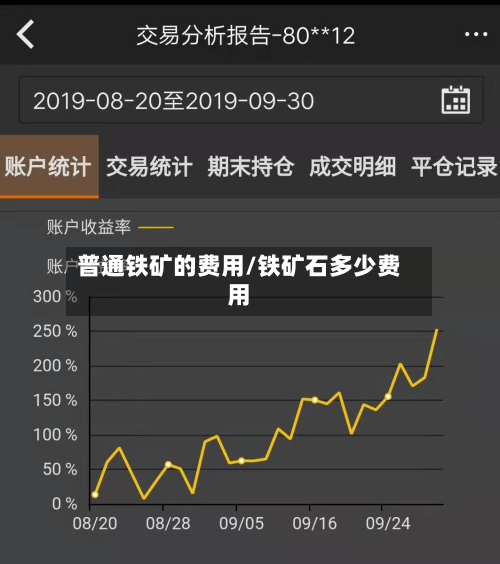 普通铁矿的费用/铁矿石多少费用