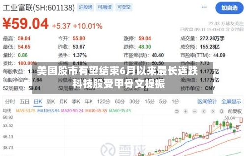 美国股市有望结束6月以来最长连跌 科技股受甲骨文提振-第1张图片