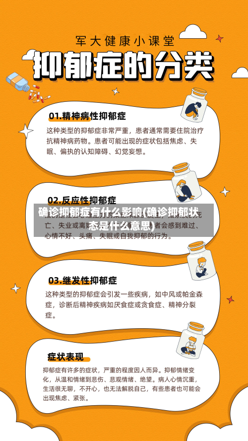 确诊抑郁症有什么影响(确诊抑郁状态是什么意思)