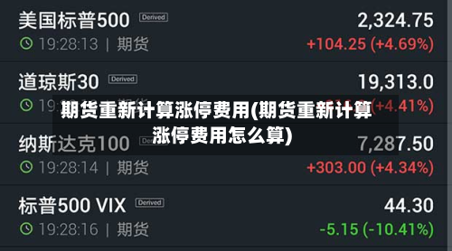 期货重新计算涨停费用(期货重新计算涨停费用怎么算)