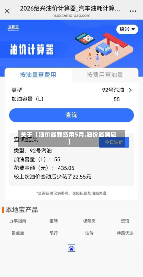 关于【油价最新费用5月,油价最消息】