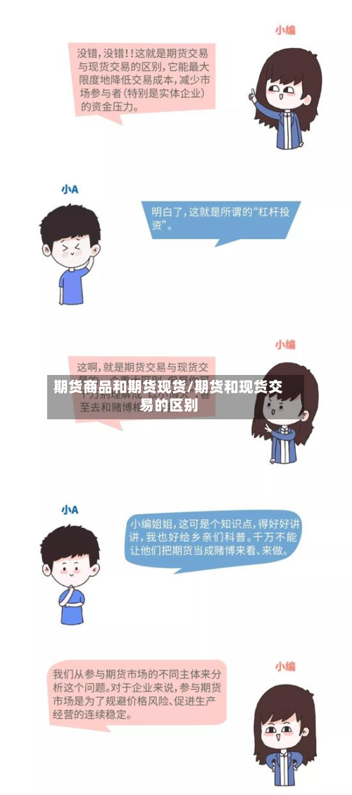期货商品和期货现货/期货和现货交易的区别