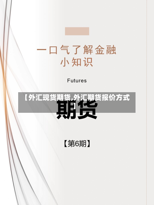 【外汇现货期货,外汇期货报价方式】