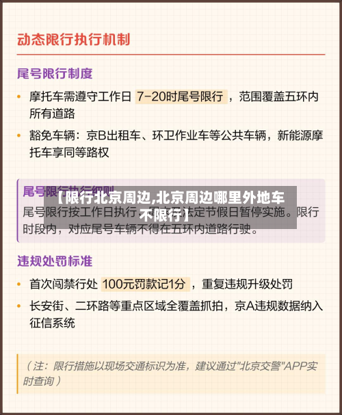 【限行北京周边,北京周边哪里外地车不限行】