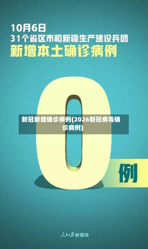 新冠新增确诊病例(2026新冠病毒确诊病例)