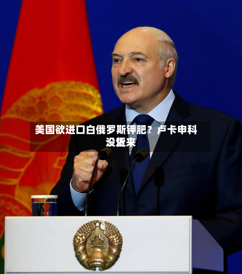美国欲进口白俄罗斯钾肥？卢卡申科：近来没货