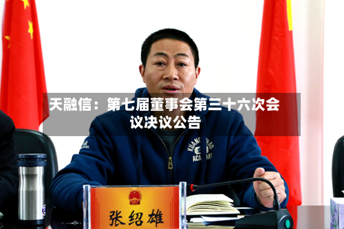 天融信：第七届董事会第三十六次会议决议公告